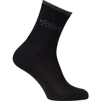 Jalas 8208B Strumpa svart, ribbat skaft