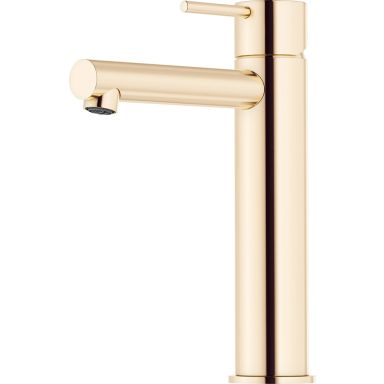 Mora INXX II sharp medium Tvättställsblandare polerad mässing PVD