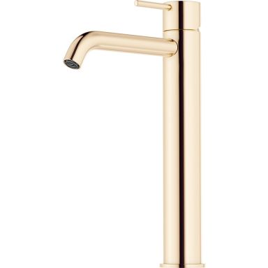 Mora INXX II soft high Tvättställsblandare polerad mässing PVD