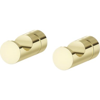 Mora INXX II Handdukskrok 2-pack, polerad mässing PVD