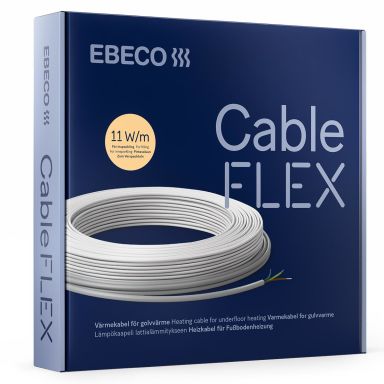 Ebeco Cableflex 11 Golvvärmekabel serieresistiv 2-ledare med skärm