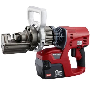 MAX PJRC160 Armeringsklippare med batteri och laddare
