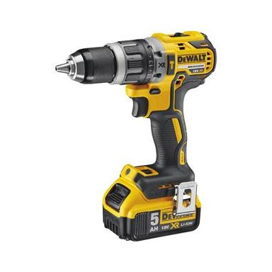 Dewalt DCD796P2 Slagbormaskin med 2 stk 5,0 Ah batterier og lader