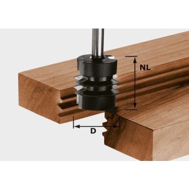 Festool HW S8 D34/NL32 Limfogfräs 8mm spindel