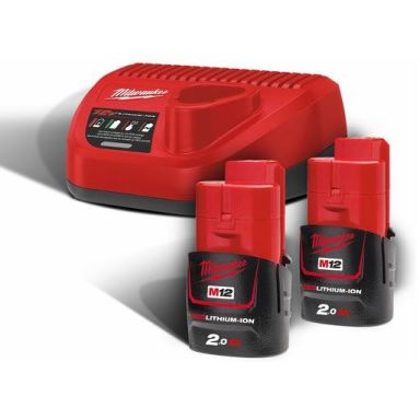 Milwaukee M12 NRG-202 Latauspaketti