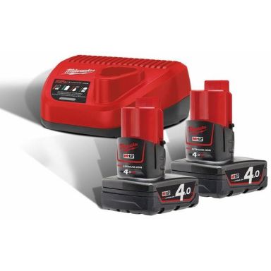 Milwaukee M12 NRG-402 Latauspaketti
