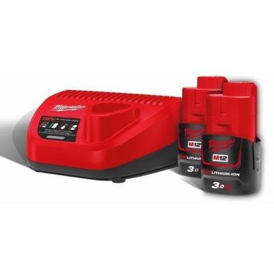Milwaukee M12 NRG-302 Opladningspakke