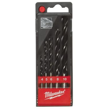 Milwaukee DIN 7487E 4932352465 Puuporanteräsarja 5 osaa