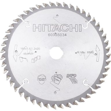 HiKOKI 60355034 Sagklinge 165x1, 6x20mm, 48T