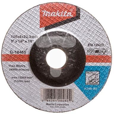 Makita D-18465 Slibeskive 125 mm