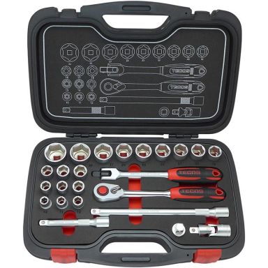 Tecos T-2024 Pipenøkkelsett 24 deler, 1/2&quot