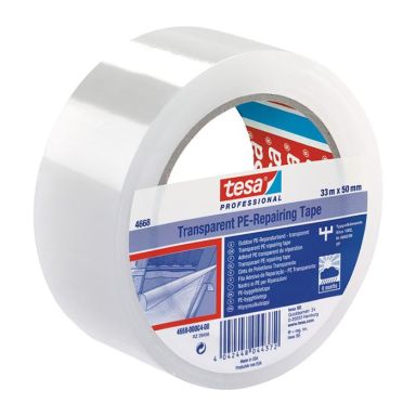 Tesa 4668 Byggfolietape 33 m x 50 mm, SITAC-godkjent