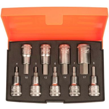 Bahco S9HEX Bitshylssats 9 delar, 1/2&quot