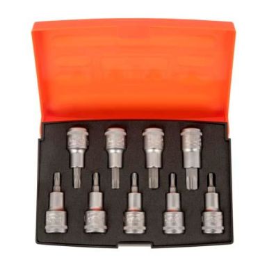 Bahco S9TORX Bitspipesett 9 deler, 1/2"