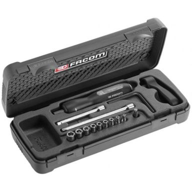 Facom A.402J1 Momentskrutrekkersett 1/4&quot skruepiper