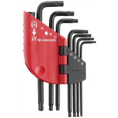 Facom 89SR.J7PB Resitorxnyckelsats T10-T40, 7 st.