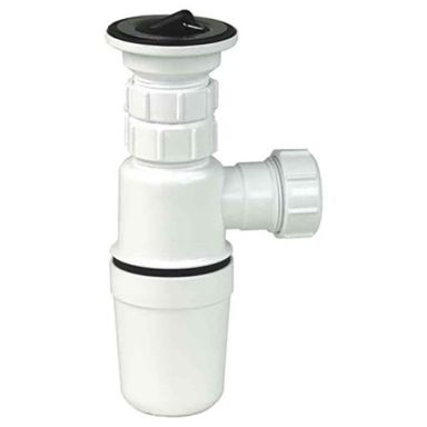 Gelia 3000920422 Pullovesilukko muovi, kanssa pohjaventtiili, 32mm putki