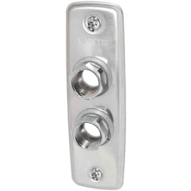 Vatette FG0125253 Veggskive 2-hulls, 16 mm