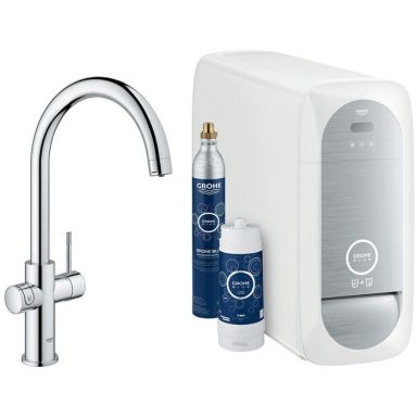 Grohe Blue Home Keittiöhana kromi, C-juoksuputki, langaton yhteys