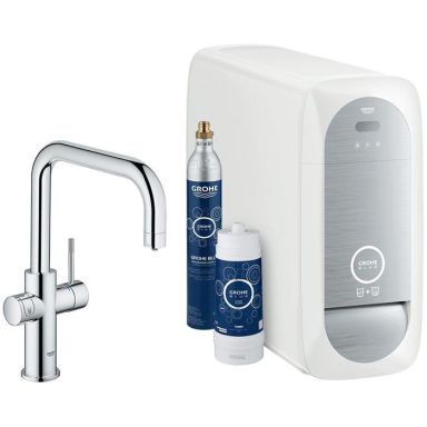 Grohe Blue Home Keittiöhana kromi, U-juoksuputki, langaton yhteys