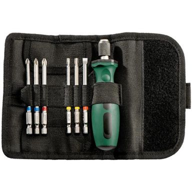 Metabo 626723000 Bitssats 6 delar, med handtag och väska