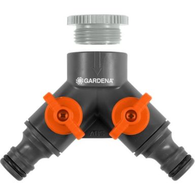 Gardena 936 Hanekobling-2vejs med adapter
