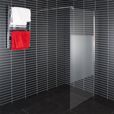 Arrow Wall Dusjvegg delvis frostet glass
