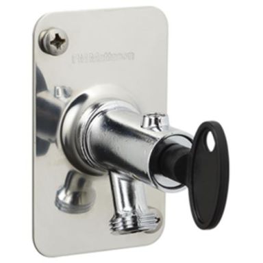 FM Mattsson 42930400 Vattenutkastare med nyckel, självdränerande, G15, 400 mm