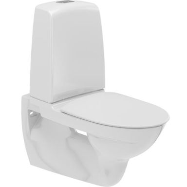 Ifö Spira 629308897 Toalettstol vägghängd, med mjuksits, enkelspolning