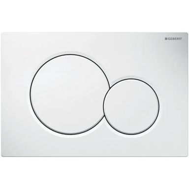 Geberit Sigma 01 Spyleplate dobbeltspyling