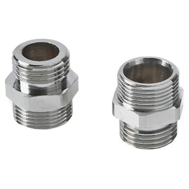 Trio Perfekta 970538 Övergångsnippel M22x1,5 x G15 utv. gänga, 2-pack