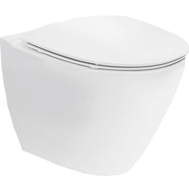Ifö Spira Art 624509309 WC-skål vägghängd, med hårdsits, soft-close