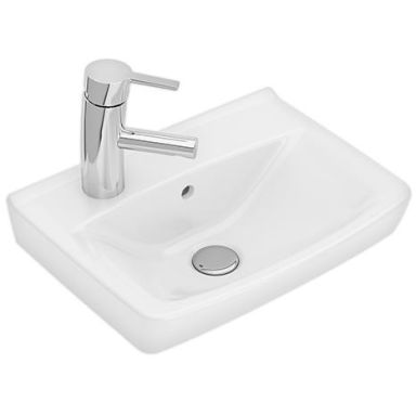 Ifö Spira 15048 Tvättställ 41,5 cm, kranhål vänster