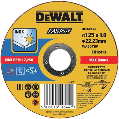 Dewalt DT43902 Kapskiva thin cutting