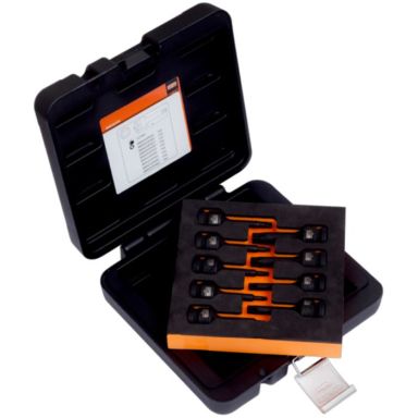 Bahco BBR203P9 Kraftbitspipesett TORX TR 1/2", 9 deler