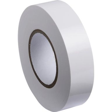 Gelia 050000510 Eltejp 20 m x 19 mm, vit