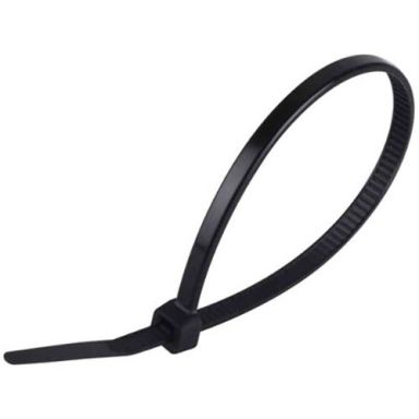 Gelia 4005320452 Buntebånd 98 x 2,5 mm, svart, 100-pakning