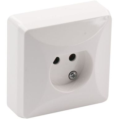 Gelia 080000791 Lampeuttak utenpåliggende, 2-polet, ujordet