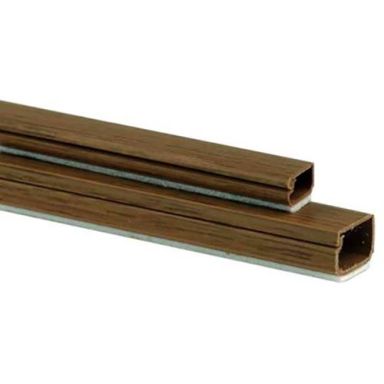 Plasfix 2407-9G Kabelkanal selvheftende, med lokk, 2 m