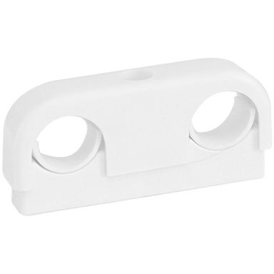 Faluplast Original 16900 Rørklemme dobbel, 22-28 mm, hvit