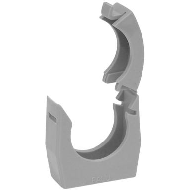Faluplast 18191 Rørklammer enkel, med låsbart overfall, 40 mm