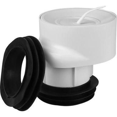 Faluplast 2316850 WC-tilkobling 110 mm, med pakning og hette