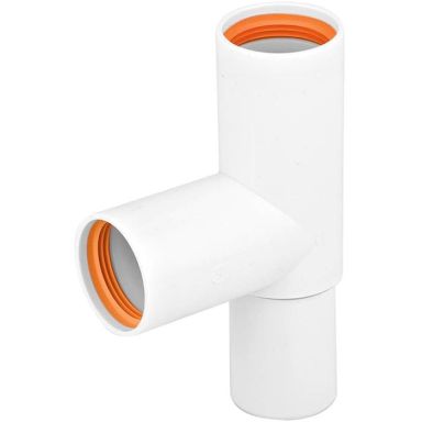 Faluplast 2316142 T-rör 40 mm, 90°