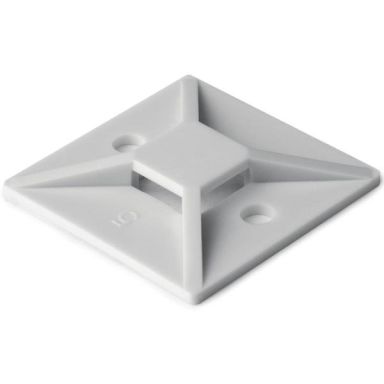 Hellermann Tyton MB5A Johdinsideankkuri 37,7 x 37,7 mm, valkoinen, 100 kpl