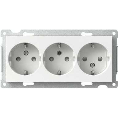 Schneider Electric Exxact WDE002278 Stikkontakt jordet, 3-veis