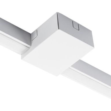 SG Armaturen 7401070 Elanslutning till ZIP-skena, vit