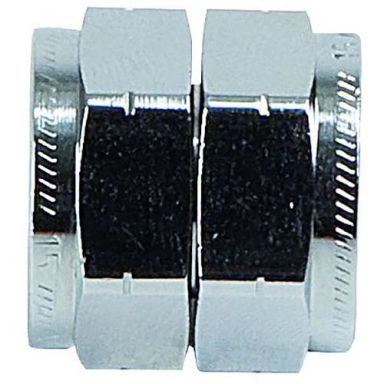 Vatette 1946087 Dubbelmutter 15 mm, förkromad