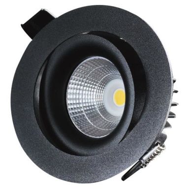 Designlight P-1602530B Downlight svart, 3000 K