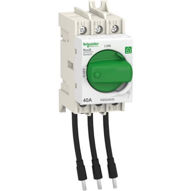Schneider Electric Resi9 Huvudbrytare 3-pol, med vred