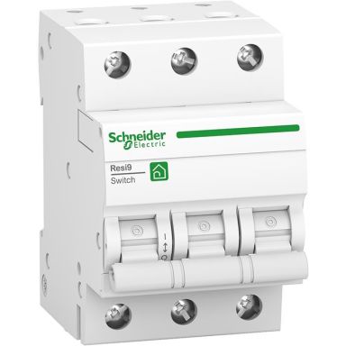 Schneider Electric Resi9 Huvudbrytare 3-pol, med vippa